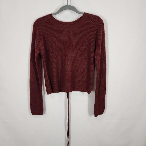 NWT Ambiance Apparel Ribbed Knit Sweater in Red Size Small - Picture 2 of 8